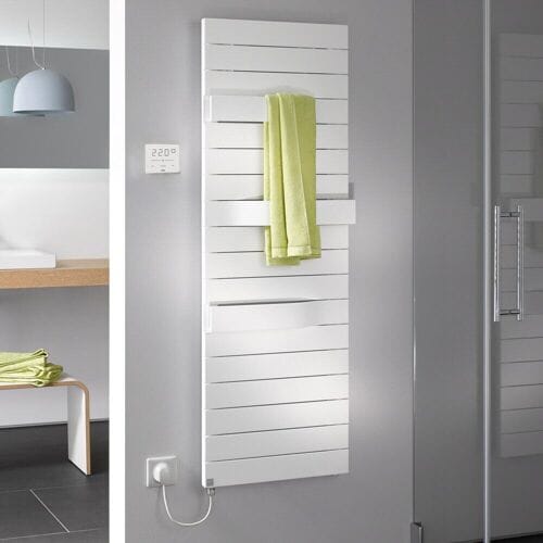 Kermi Tabeo-E bathroom radiator 60 x 10.1 x 175.7 cm incl. electric set WFS left TBE101800602EXK