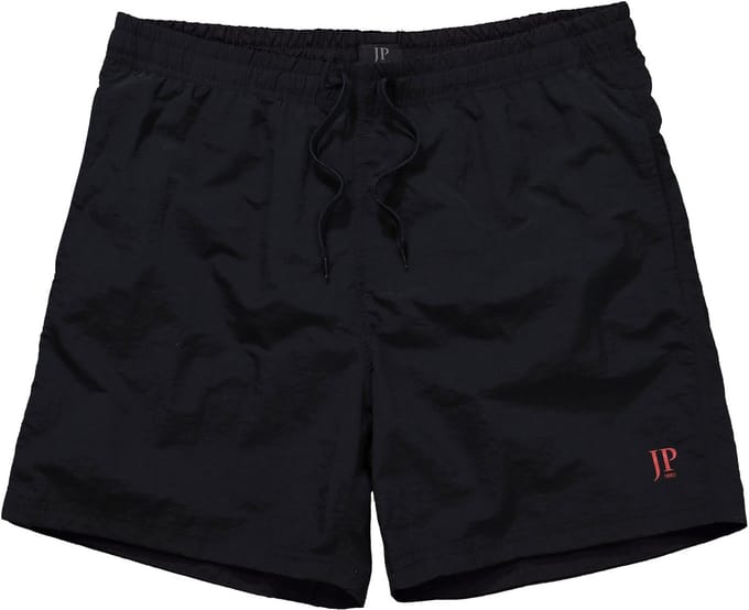 JP 1880 - Heren - Zwemshorts beachwear elastische band - Zwart - Maat L