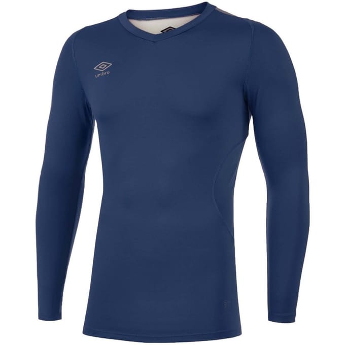 Umbro Heren Elite V Neck Base Layer Top (Marine)