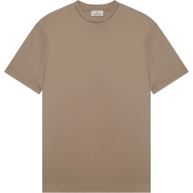 Valenza Interlock Supima T-shirts Taupe 1001