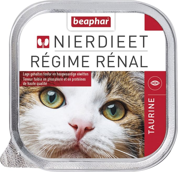 Beaphar Nierdieet Kattenvoer - Taurine - 16 x 100 g