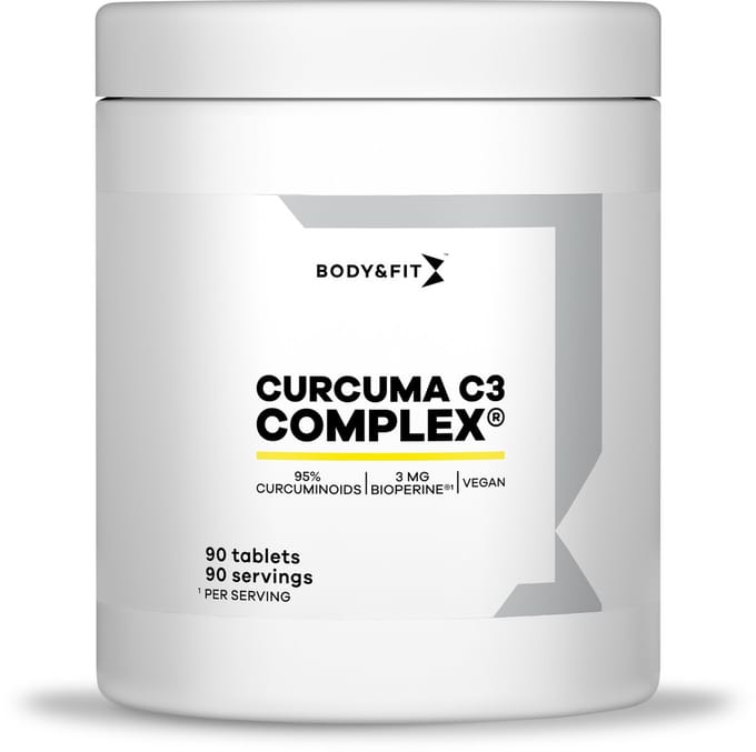 Body & Fit Curcuma C3 Complex - Kurkuma - Geelwortel Tabletten - Sportsupplement - 90 tabletten