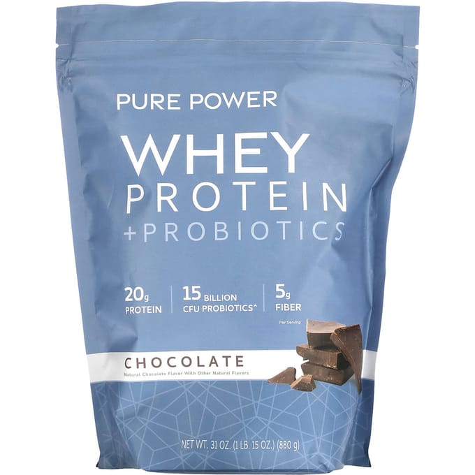 Dr. Mercola, Pure Power, Protéine de lactosérum + Probiotique, 1 lb 15 oz (880 g)