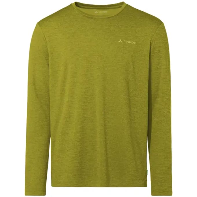 Vaude Essential Ls T-shirt Met Lange Mouwen Groen L Man
