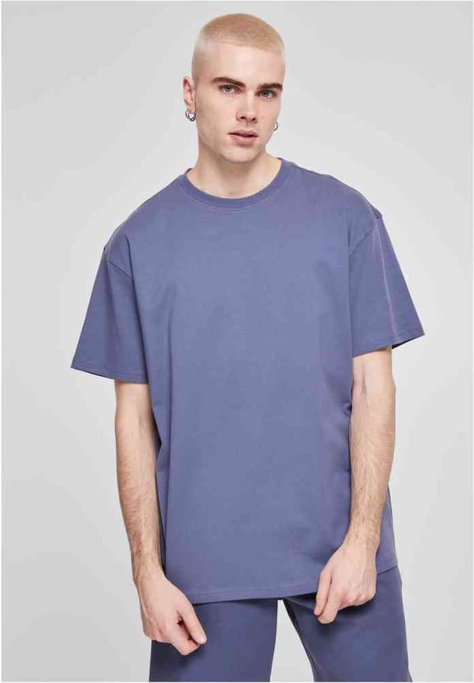 Urban Classics - Heavy Oversized Heren Tshirt - L - Blauw