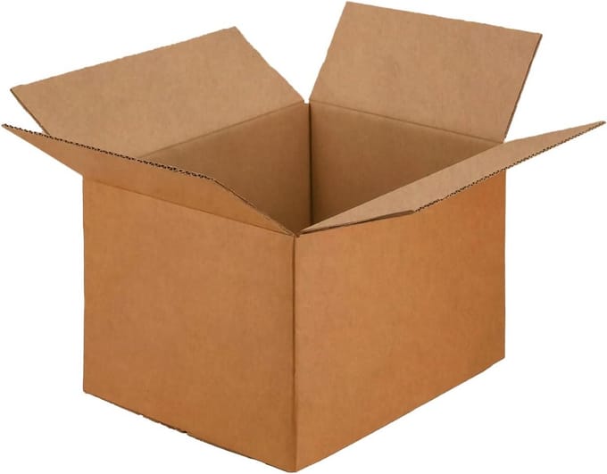 Stevige Verhuisdozen Karton Herbruikbaar - 5 Stuks - 35x25x25 cm - Enkele Golf