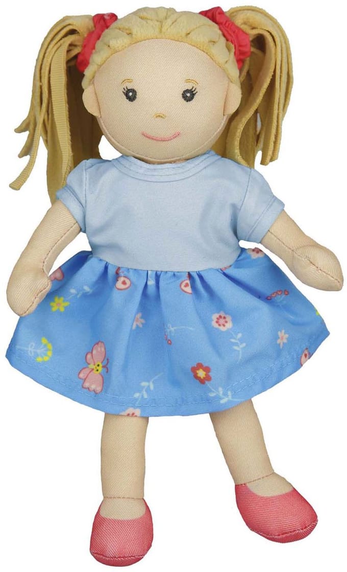 Heless Pop Pippa - Zachte pop van 22 cm voor baby's - Wasbaar