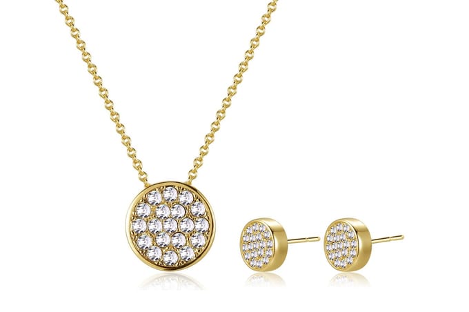 Di Lusso sieradenset collier met oorstekers Vere