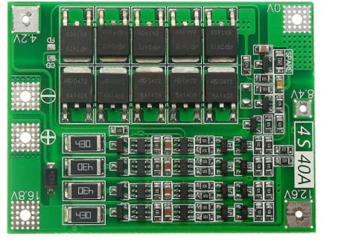 4S 16.8V 40A Li-Ion Lithium Batterij Lader PCB BMS Bescherming voor Elektrische Boormachine