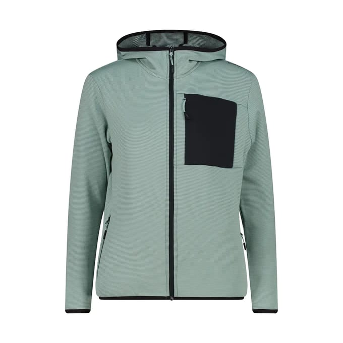 Dames hoodie met rits CMP Grid Tech
