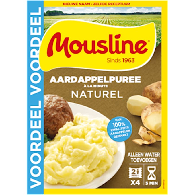 Aardappelpuree á la minute Naturel