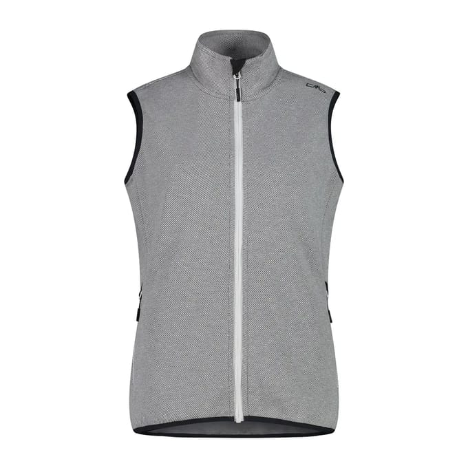 Mouwloos damesjack met capuchon CMP Knit-Tech
