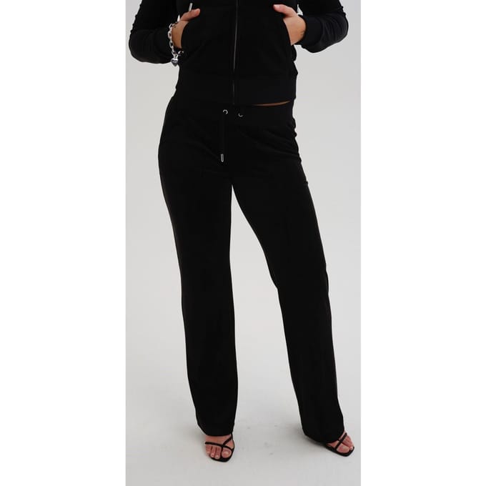 Juicy Couture Del Ray Polyester Dames Zwarte Joggingbroek