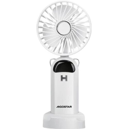 Aigostar USB draagbare ventilator-3 bladen-5 standen-Wit