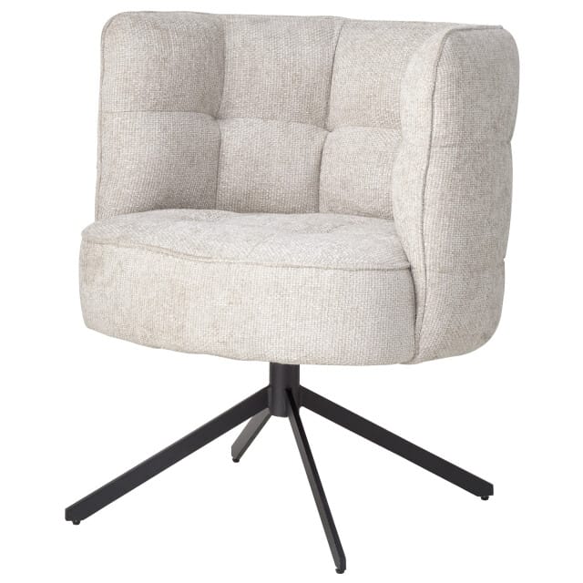 PTMD - Eetkamerstoel Odin - Beige - 67x73x80cm