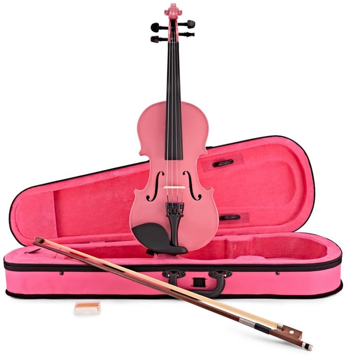 Student 1/2 Viool, roze, van Gear4music