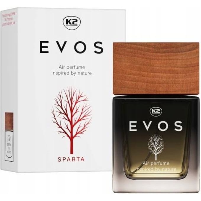 K2 Evos Serie - Auto Parfum - Sparta Geur - 50ml - Herbruikbaar