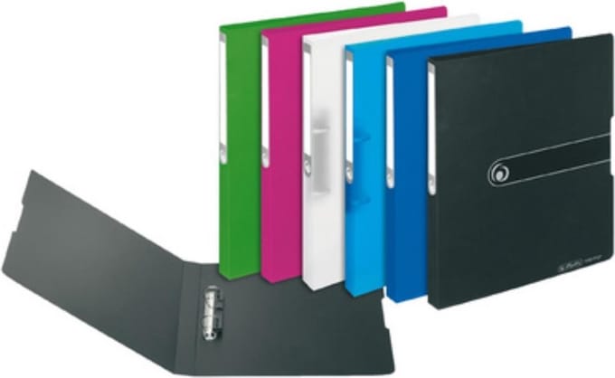 Herlitz ringbinder A4 PP 25mm opak blauw 2 Ring