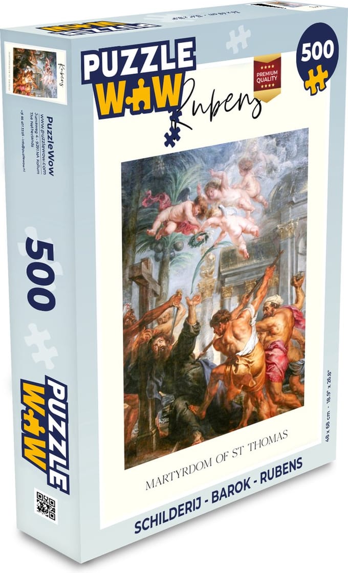 Puzzel Schilderij - Barok - Rubens - Legpuzzel - Puzzel 500 stukjes