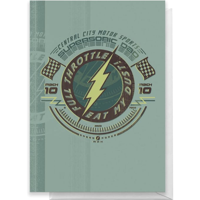 The Flash Father's Day Greetings Card - Large Card