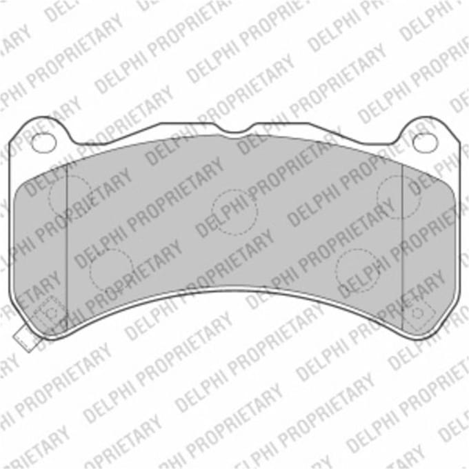 Remblokset DELPHI LP2211, voor