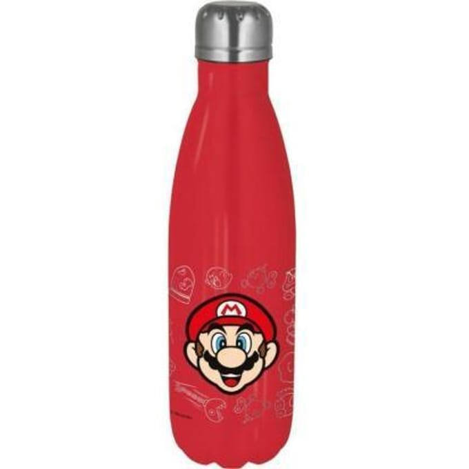 Super Mario Bros Mario Stainless Steel Bottle 780ml Drinkflessen