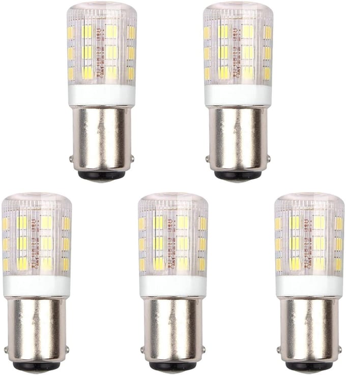 SPL Ba15d LED Lamp 3W - Neutraal Wit - 250lm - LED Buislamp T18 - 5 Stuks