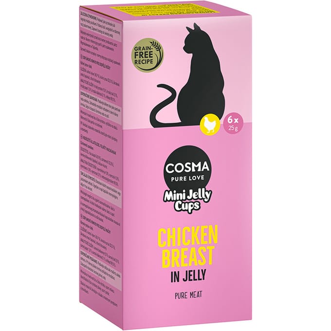 Cosma Mini Jelly Cups 6 x 25 g  - Kipflet