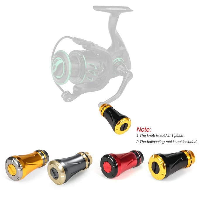 Lixada Manivelle de Moulinet de Pêche Pièces de Rechange pour Moulinet de Pêche Baitcasting Accessoires de Pêche or