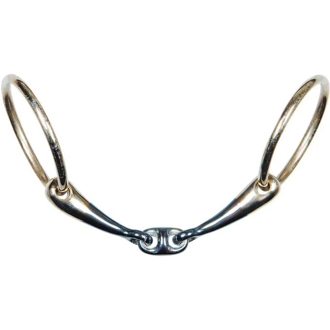 Harry's Horse - Watertrens Dubbelgebroken - Bit - Anatomisch Sweet Iron 14mm - 12.5cm