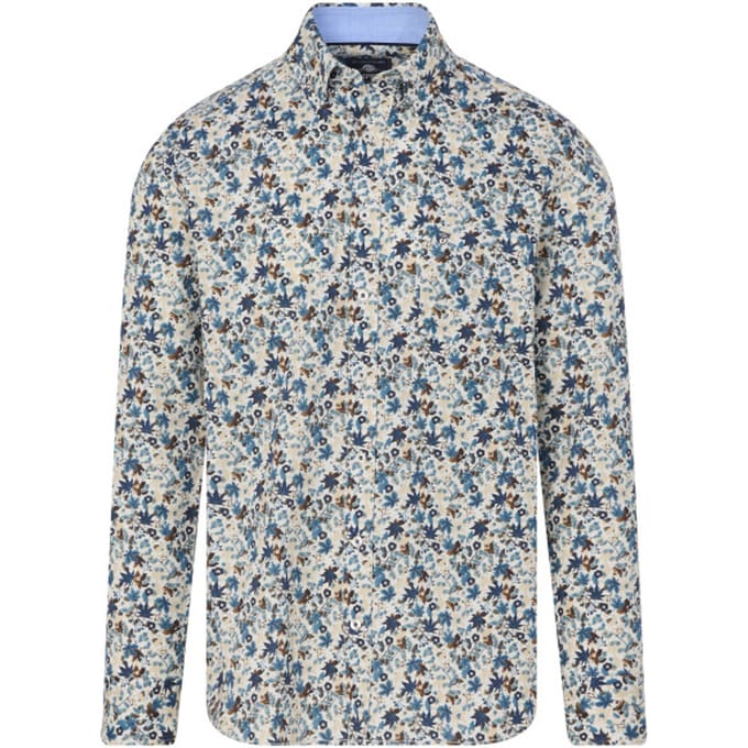 Campbell Casual overhemd met lange mouwen