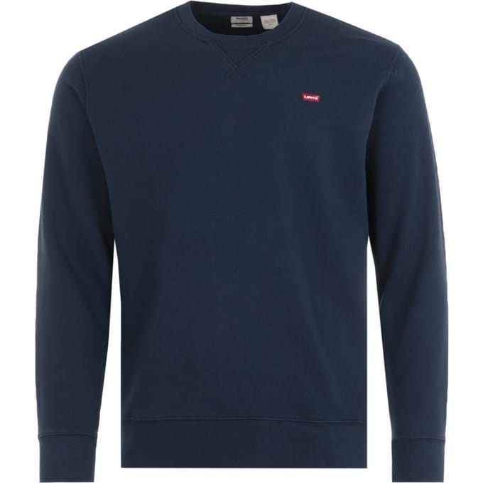 Levi's Nieuwe Original Duurzame Ronde Hals Sweatshirt - Blauw