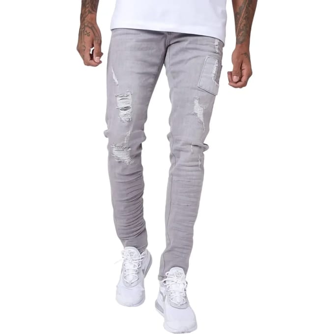 Skinny jeans met opgestikte inzetstukken Project X Paris