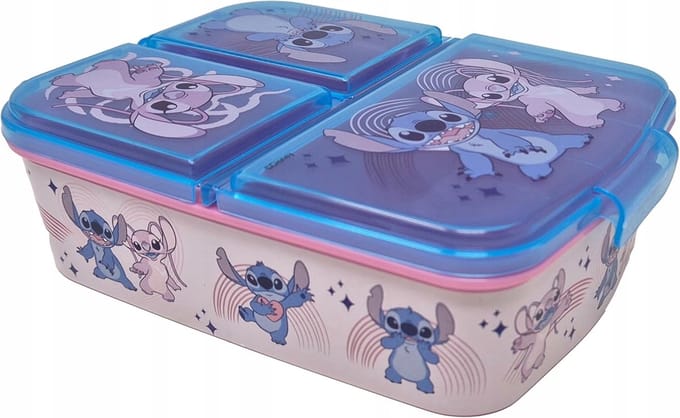 Merkloze Lunchbox met 3 Vakken - Vrolijk Kinderontwerp
