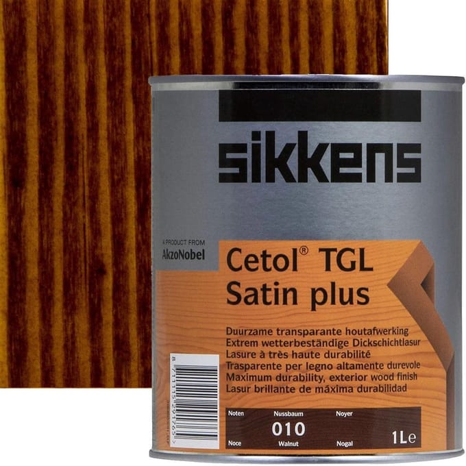 Sikkens Cetol Tgl Satin Plus - 1L - 010 - Noten