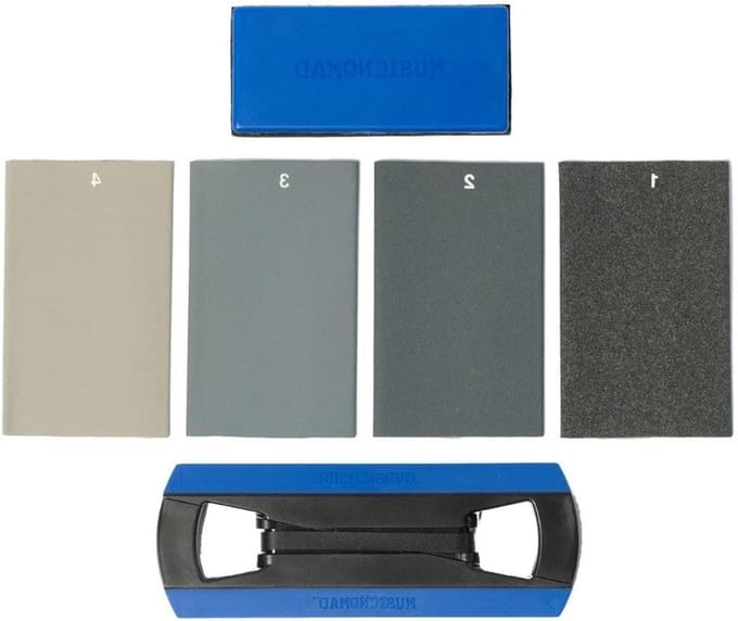 Fret Afwerking Kit - Gitaar Onderhoud Set - Frets Polijsten - Micro-Mesh Lussen - 6 Stuks - Niet gespecificeerd