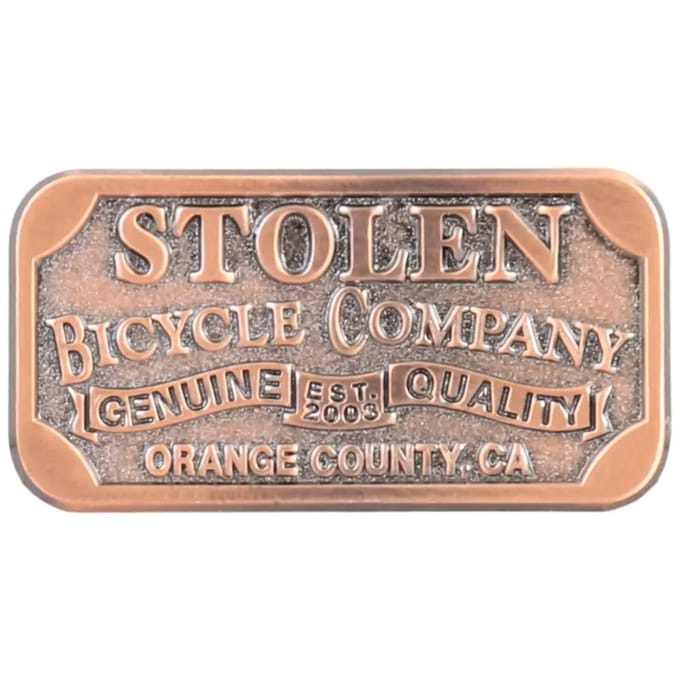 Metalen stickers Stolen Brand