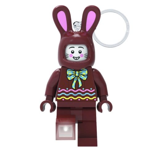 LEGO Iconic - LED Sleutelhanger, Man in konijnenpak - Bruin