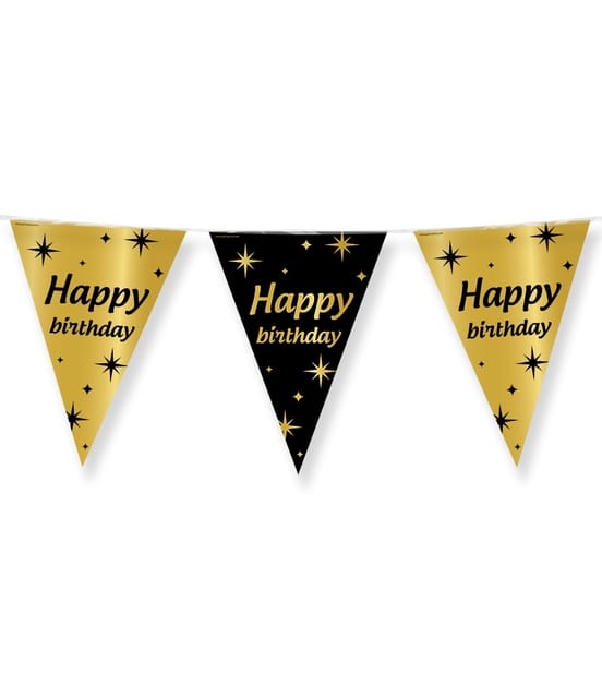 Paperdreams - Vlaggenlijn Classy Party - Happy Birthday (10 meter)