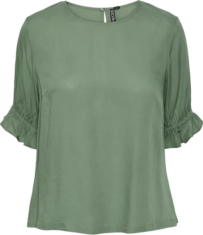 PIECES - PCNYA SS TOP BC - Dames - Blouses