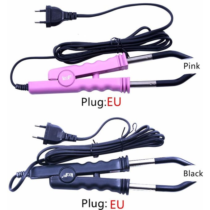 Haarverlenging ijzer Keratine Bonding Tools Fusion Heat Connector Machine Temperatuur Fusion Heat Connector Haarverlenging Tools BlackEu blue