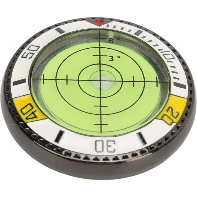 Golf Green Reader Dubbelzijdig Putting Hulp Bal Marker met Waterpas Nauwkeurig Draagbaar Golf wit/geel