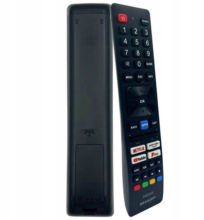 Originele afstandsbediening SHARP AQUOS TV - Compatibel met verschillende modellen