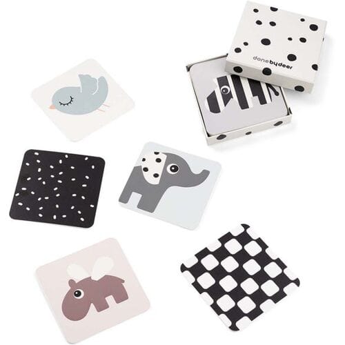 Done by Deer Baby Contrast Kaarten – 10-pack – Multicolor