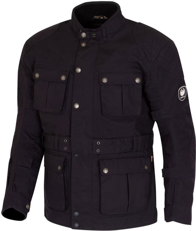 Merlin Burslem Eco Gelamineerde Zwart Textiele Motorjas - Jas