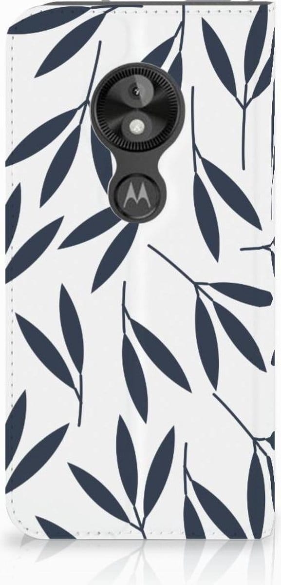 Motorola Moto E5 Play Smart Cover Leaves Blue