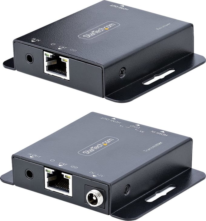 StarTech.com EXTEND-HDMI-4K40C6P1 4K HDMI Extender over CAT6/CAT5 Ethernet Cable 4K 30Hz or 1080p 60Hz