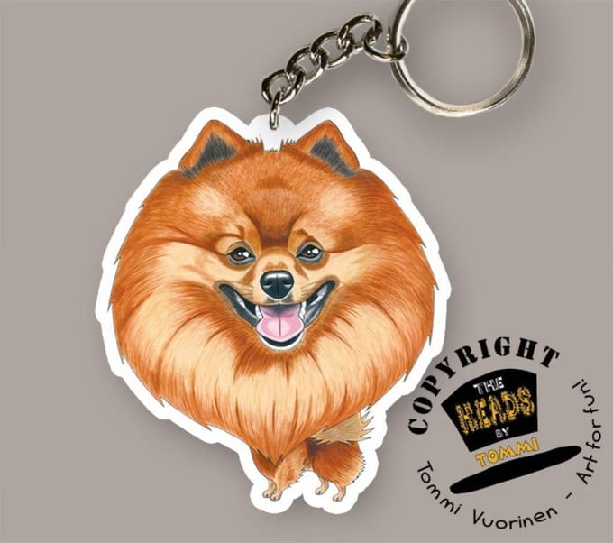 Sleutelhanger Hond Kleinspitz