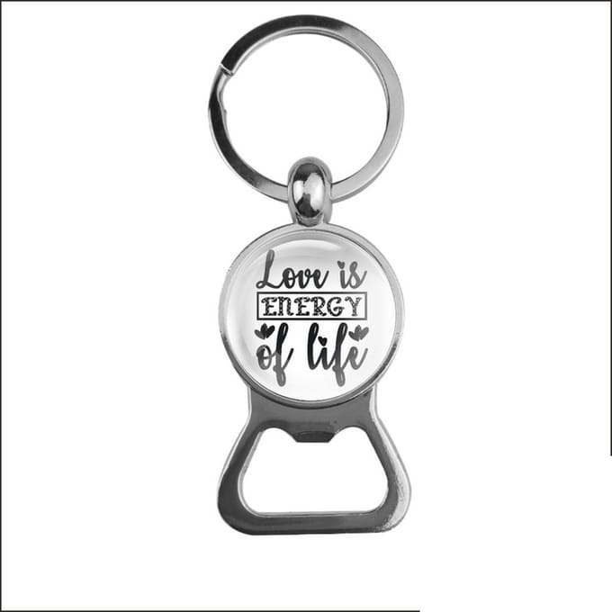 Bieropener Glas - Love Is Energy Of Life