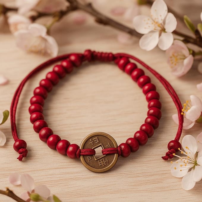 Good Luck Feng-Shui Bracelets - Red